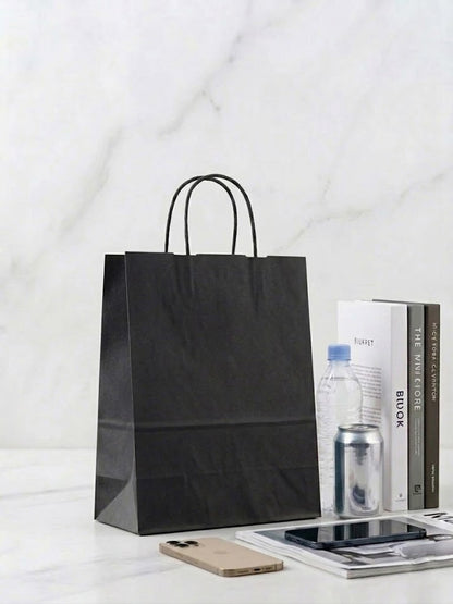Luxe Papieren Draagtas Zwart