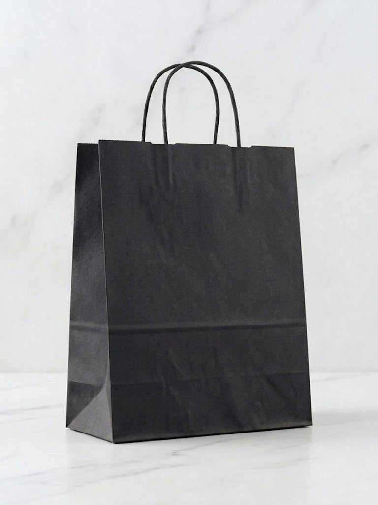 Luxe Papieren Draagtas Zwart
